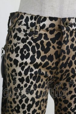 画像4: HYSTERIC GLAMOUR / LEOPARD柄スリムパンツ 28インチ ブラウン H-24-10-30-051-PU-PA-KB-ZH