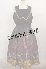 axes femme POETIQUE / セレスティアルワンピース M パープル H-24-11-01-1011-AX-OP-NS-ZH