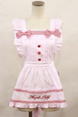 Angelic Pretty / Fancy Ribbonエプロン Free ピンク H-24-11-01-1026-AP-OP-NS-ZH