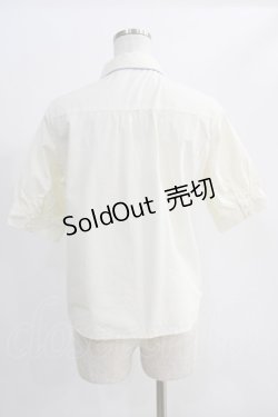 画像3: Fi.n.t / わすれな草刺繍ヨーク切替シャツ Free OFF WHITE H-24-11-01-074-CA-BL-NS-ZH