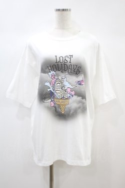 画像1: MILKBOY / LOST HOLIDAYS TEE  ホワイト H-24-11-02-1046-MB-TO-KB-ZT215