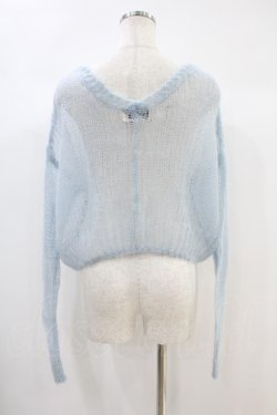 画像2: Katie / PUNKY PUNKY v neck knit  サックス H-24-11-02-1026-LO-TO-KB-ZH