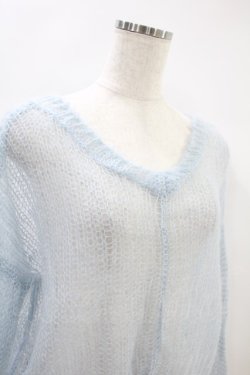 画像4: Katie / PUNKY PUNKY v neck knit  サックス H-24-11-02-1026-LO-TO-KB-ZH