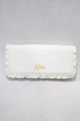 Katie / FRILL wallet  ホワイト H-24-11-04-008-LO-ZA-KB-ZH