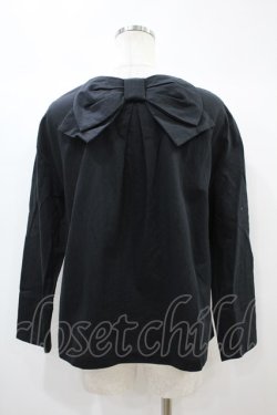 画像2: franche lippee black / バックリボンブラウス M ブラック H-24-11-07-1055-LO-BL-NS-ZH