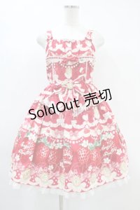 Angelic Pretty / Melty Berry Princessジャンパースカート Free レッド H-24-11-07-1022-AP-OP-NS-ZH