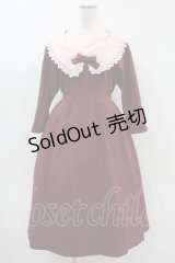 MILK / ルビーDress  ボルドー×ピンク H-24-11-08-1027-ML-OP-KB-ZH