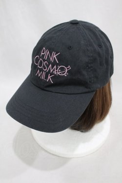 画像1: MILK / PINK COSMO CAP  ブラック H-24-11-08-1005-ML-AC-KB-ZH