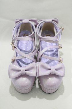 画像1: Angelic Pretty / Dreamy Twinkleシューズ M ラベンダー H-24-11-08-019-AP-SH-NS-ZH