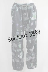 LAND by MILK BOY / KINGJUN LOVE＆BEAR SWEAT PANTS  グレー H-24-11-09-028-MB-PA-KB-ZH