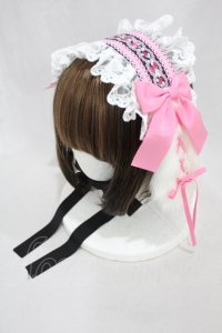 Royal Princess Alice / Strawberry Sweetsロップイヤーヘッドドレス  ブラック H-24-11-09-1001-LO-AC-NS-ZH