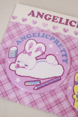 画像2: Angelic Pretty / Fancy Stationery缶バッジSet  ピンク H-24-11-10-1004-AP-AC-NS-ZH