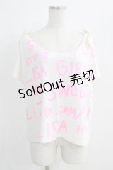 LIZ LISA / プリントTシャツ Free オフ H-24-11-11-1043-LO-TS-NS-ZH