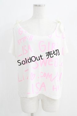 画像1: LIZ LISA / プリントTシャツ Free オフ H-24-11-11-1043-LO-TS-NS-ZH