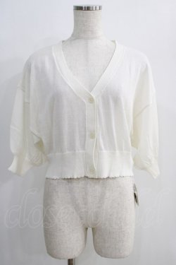 画像1: F&A / レーシーカット釦ドルマンニットカーディガン Free OFF WHITE H-24-11-11-1057-LO-TO-NS-ZH