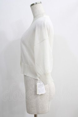 画像2: F&A / レーシーカット釦ドルマンニットカーディガン Free OFF WHITE H-24-11-11-1057-LO-TO-NS-ZH