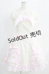 Angelic Pretty / リボンデコレーションワンピース Free オフ H-24-11-11-1002-AP-OP-NS-ZH