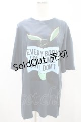 MILKBOY / HATE BUNNY　TEE  ネイビー H-24-11-11-016-MB-TS-KB-ZT1113H