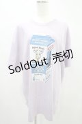 MILKBOY / MILK CARTON TEE  ラベンダー H-24-11-11-018-MB-TO-KB-ZT102