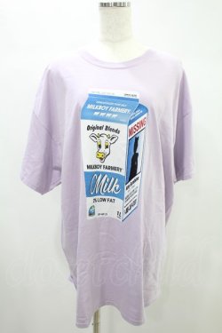 画像1: MILKBOY / MILK CARTON TEE  ラベンダー H-24-11-11-018-MB-TO-KB-ZT1113H