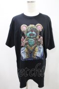 LAND by MILKBOY / ZOMBIE BEAR TEE  黒 H-24-11-11-020-MB-TO-KB-ZT1113H