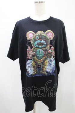 画像1: LAND by MILKBOY / ZOMBIE BEAR TEE  黒 H-24-11-11-020-MB-TO-KB-ZT1113H