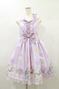 画像1: Angelic Pretty / Milky Pony Carnivalジャンパースカート Free ピンク H-24-11-13-040-AP-OP-NS-ZH