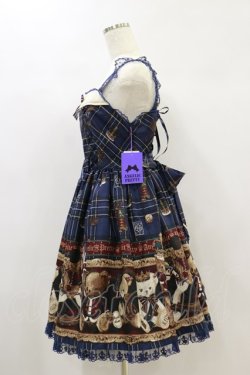 画像3: Angelic Pretty / British Bearジャンパースカートセット Free ブルー H-24-11-13-026-AP-OP-NS-ZH