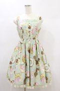 Angelic Pretty / Baked Sweets Paradeジャンパースカート Free ミント H-24-11-13-027-AP-OP-NS-ZH