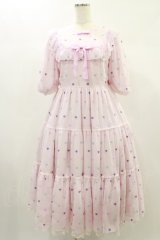 Angelic Pretty / Candy Petit Heartワンピース Free ピンク H-24-11-14-047-AP-OP-NS-ZH