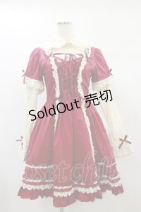 Angelic Pretty / アンティークローズワンピース Free ワイン H-24-11-14-051-AP-OP-NS-ZH