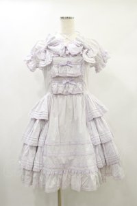 Angelic Pretty / プリンセスフリルワンピース Free ラベンダー H-24-11-14-052-AP-OP-NS-ZH