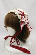 Angelic Pretty / ローズレースヘッドドレス  ワイン H-24-11-14-014-AP-AC-NS-ZH