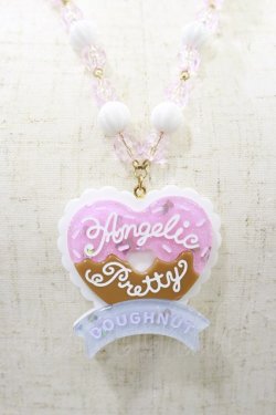 画像1: Angelic Pretty / Toy's Donut Dinerネックレス  ピンク H-24-11-14-022-AP-AC-NS-ZH