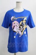 LISTEN FLAVOR / プラズマジカのキュートでぷるぷるTシャツ L ROYAL BLUE H-24-11-15-050-PU-TO-KB-ZT1117H