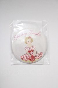 Shirley Temple / 缶バッジ  ピンク H-24-11-15-065-ET-ZA-KB-ZH