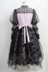 画像3: Angelic Pretty / Dressy Tulleワンピース Free ピンク/ブラック H-24-11-16-038-AP-OP-NS-ZH (3)