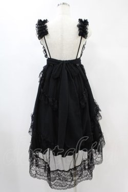 画像2: majoh / GOTHIC TULLE FISHTAIL DRESS  ブラック×ブラック H-24-11-16-1006-0-OP-KB-ZH