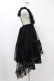 画像3: majoh / GOTHIC TULLE FISHTAIL DRESS  ブラック×ブラック H-24-11-16-1006-0-OP-KB-ZH (3)