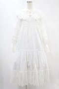 Candy Stripper / LACE COLLAR FRILL ONE-PIECE 2 オフホワイト H-24-11-16-1012-PU-OP-KB-ZH