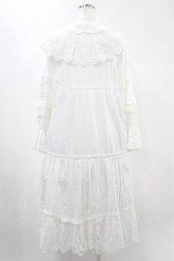 画像2: Candy Stripper / LACE COLLAR FRILL ONE-PIECE 2 オフホワイト H-24-11-16-1012-PU-OP-KB-ZH