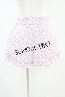 画像1: Candy Stripper / TINY ROSE QUILTING SHORTS  ピンク H-24-11-16-1003-PU-PA-KB-ZH