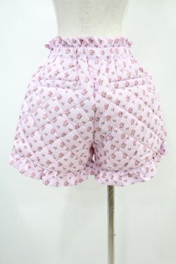 画像2: Candy Stripper / TINY ROSE QUILTING SHORTS  ピンク H-24-11-16-1003-PU-PA-KB-ZH