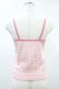 画像2: Candy Stripper / FLOWER BEAR GINGHAM CAMISOLE  ピンク H-24-11-16-1027-PU-TO-KB-ZH (2)