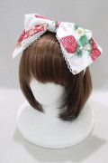 Angelic Pretty / Royal Crown Berryカチューシャ  シロ H-24-11-16-015-AP-AC-NS-ZH