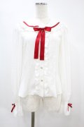 Angelic Pretty / Pure Heartブラウス Free オフ/レッド H-24-11-17-1053-AP-BL-NS-ZH