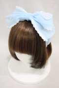 Angelic Pretty / Heartワッペンオーガンジーリボンカチューシャ  サックス H-24-11-17-1003-AP-AC-NS-ZH