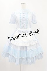 Angelic Pretty / Stripe Girly Cafe Set Free サックス H-24-11-17-1028-AP-OP-NS-ZH