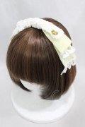 Angelic Pretty / シフォンレース羽根リボンカチューシャ  イエロー H-24-11-19-1014-AP-AC-NS-ZH