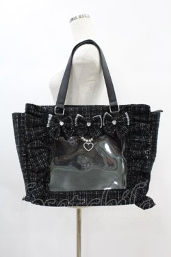 画像1: Ank Rouge / 確定ファンサのおまじないBag Vol.3特大サイズ  ブラック H-24-11-19-1020-CA-BG-NS-ZH